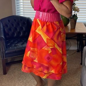 Simply Irresistible Abstract Skirt